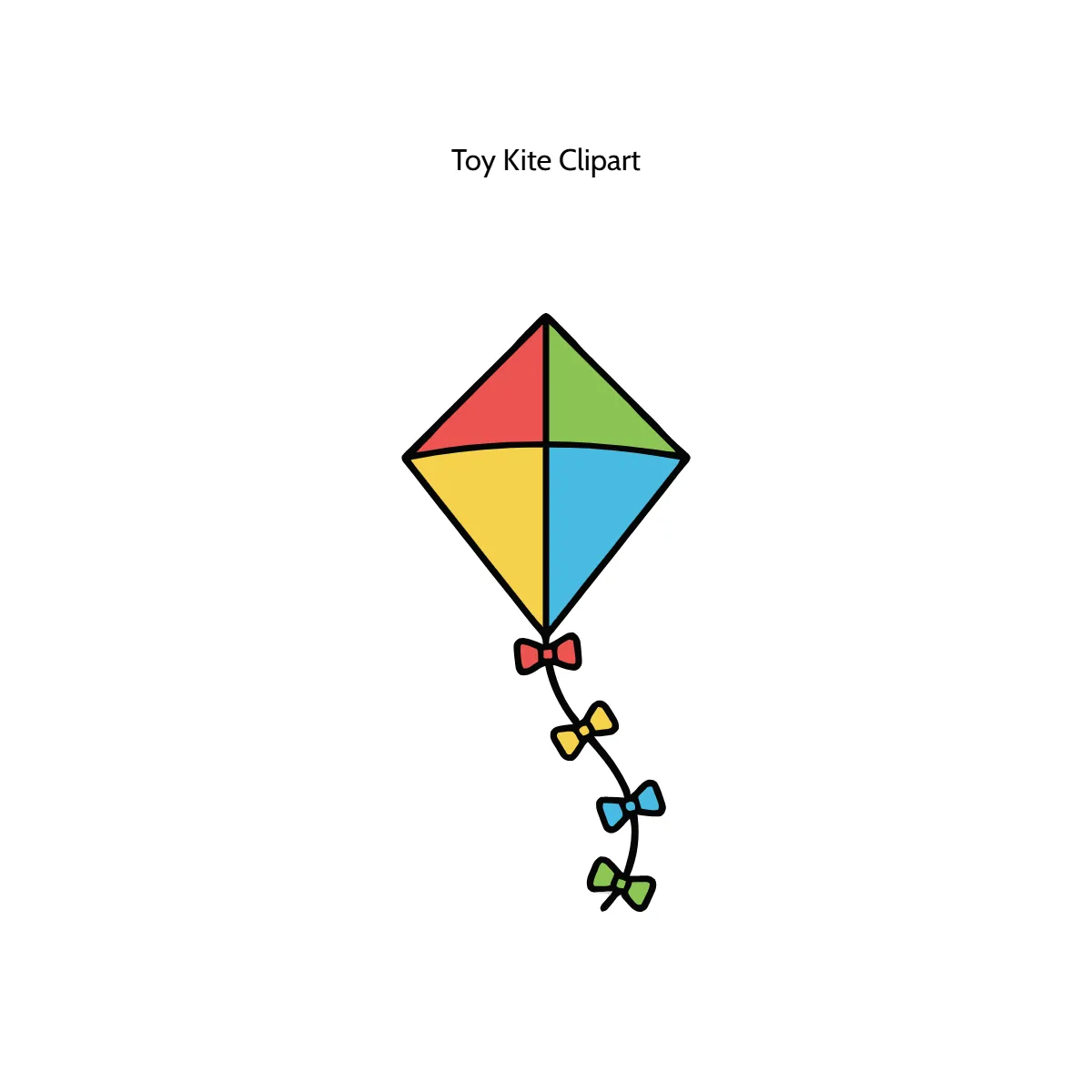 Free Toy Kite Vector Clipart (PNG, SVG) to Edit Online