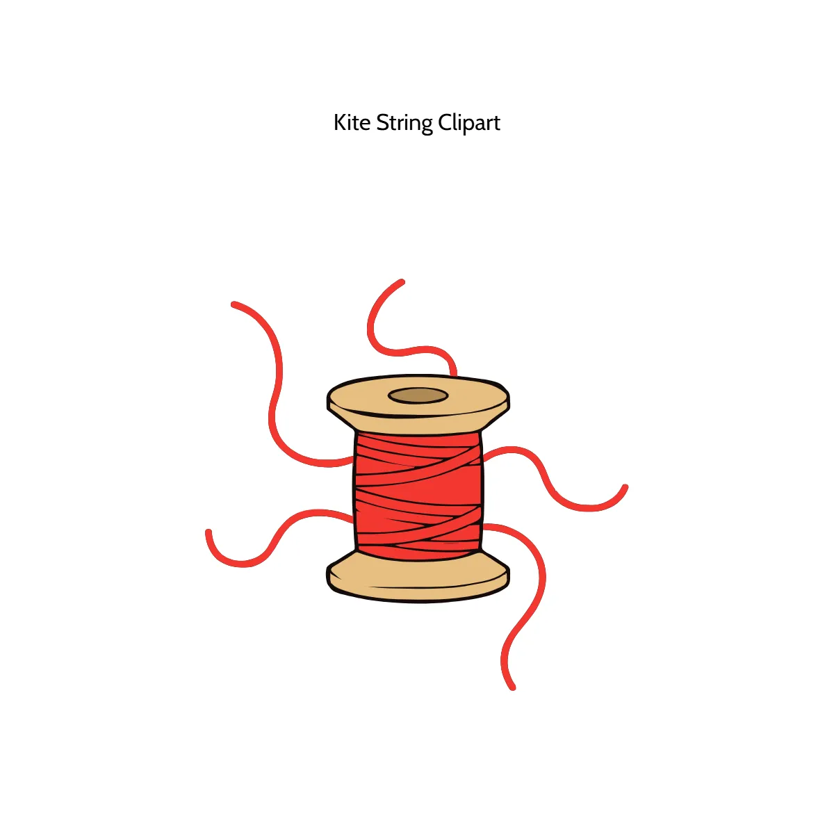 Free Kite String Vector Clipart (PNG, SVG) to Edit Online
