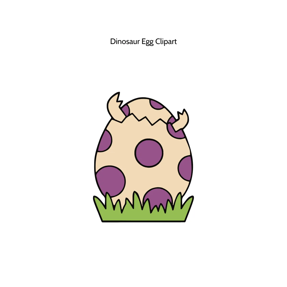 Free Dinosaur Egg Vector Clipart (PNG, SVG) to Edit Online