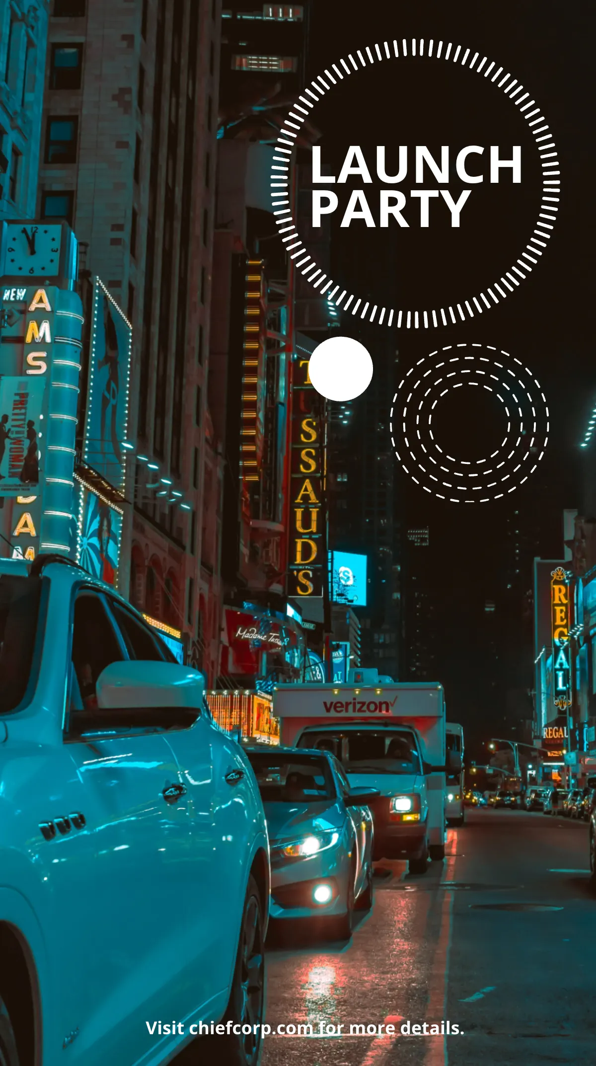 Free Launch Party Instagram Story Template to Edit Online