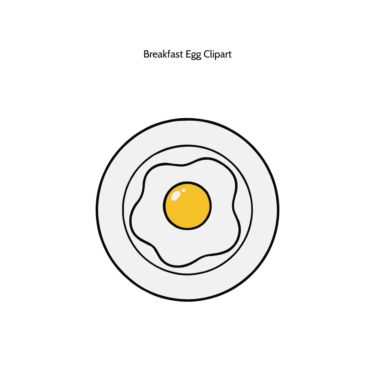 Free Breakfast Egg Vector Clipart (PNG, SVG) to Edit Online