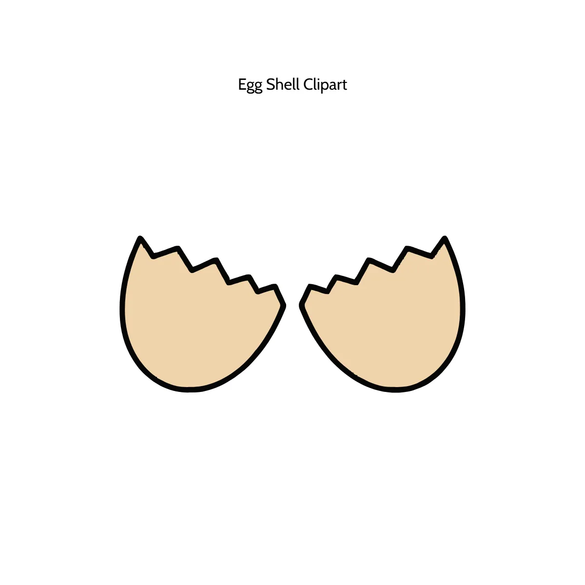 Free Egg Shell Vector Clipart (PNG, SVG) to Edit Online