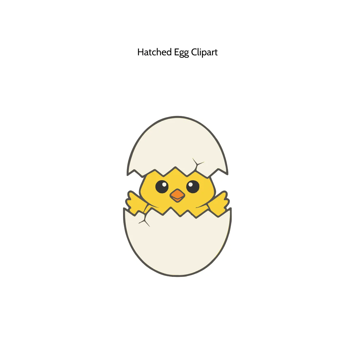 Free Hatched Egg Vector Clipart (PNG, SVG) to Edit Online