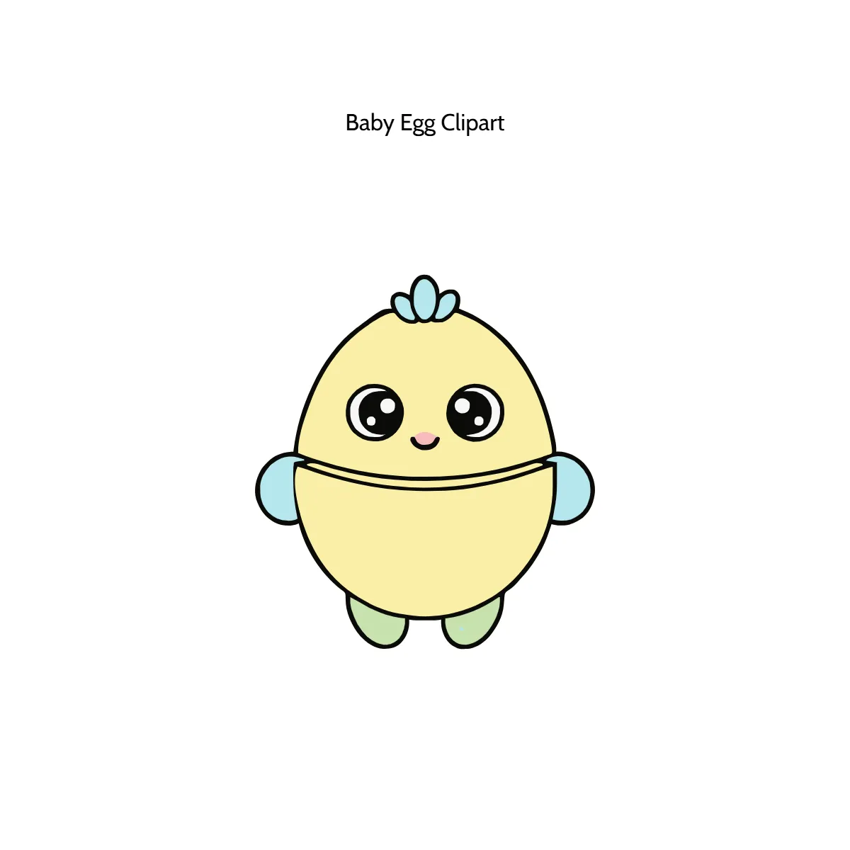 Free Baby Egg Vector Clipart (PNG, SVG) to Edit Online