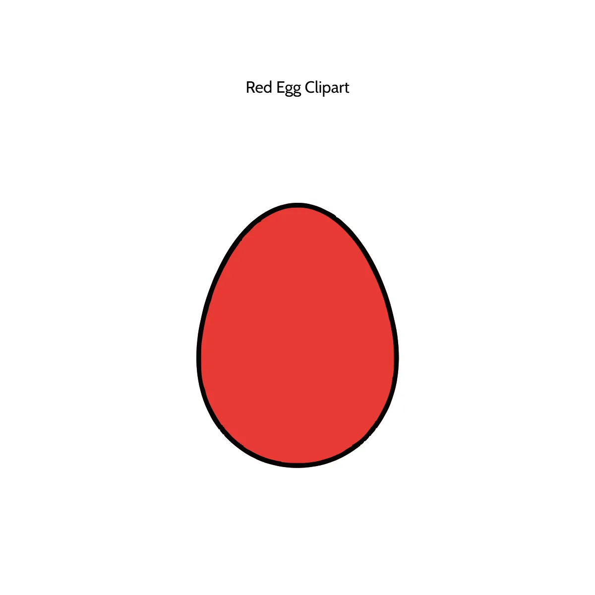 Free Red Egg Vector Clipart (PNG, SVG) to Edit Online