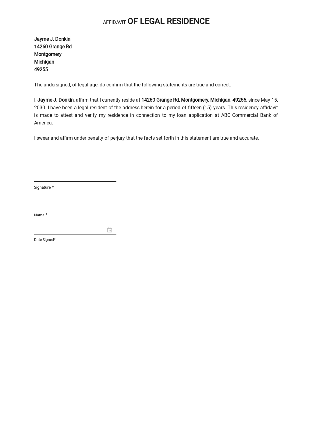 Free Sample Legal Affidavit Template Google Docs Word Template net Free Sample Legal Affidavit Template Google Docs Word Template net