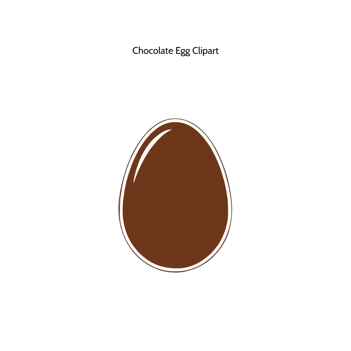 Free Chocolate Egg Clipart Template to Edit Online