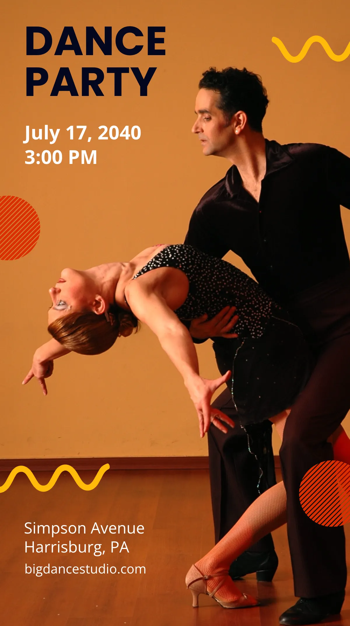 Free Dance Party Instagram Story Template to Edit Online