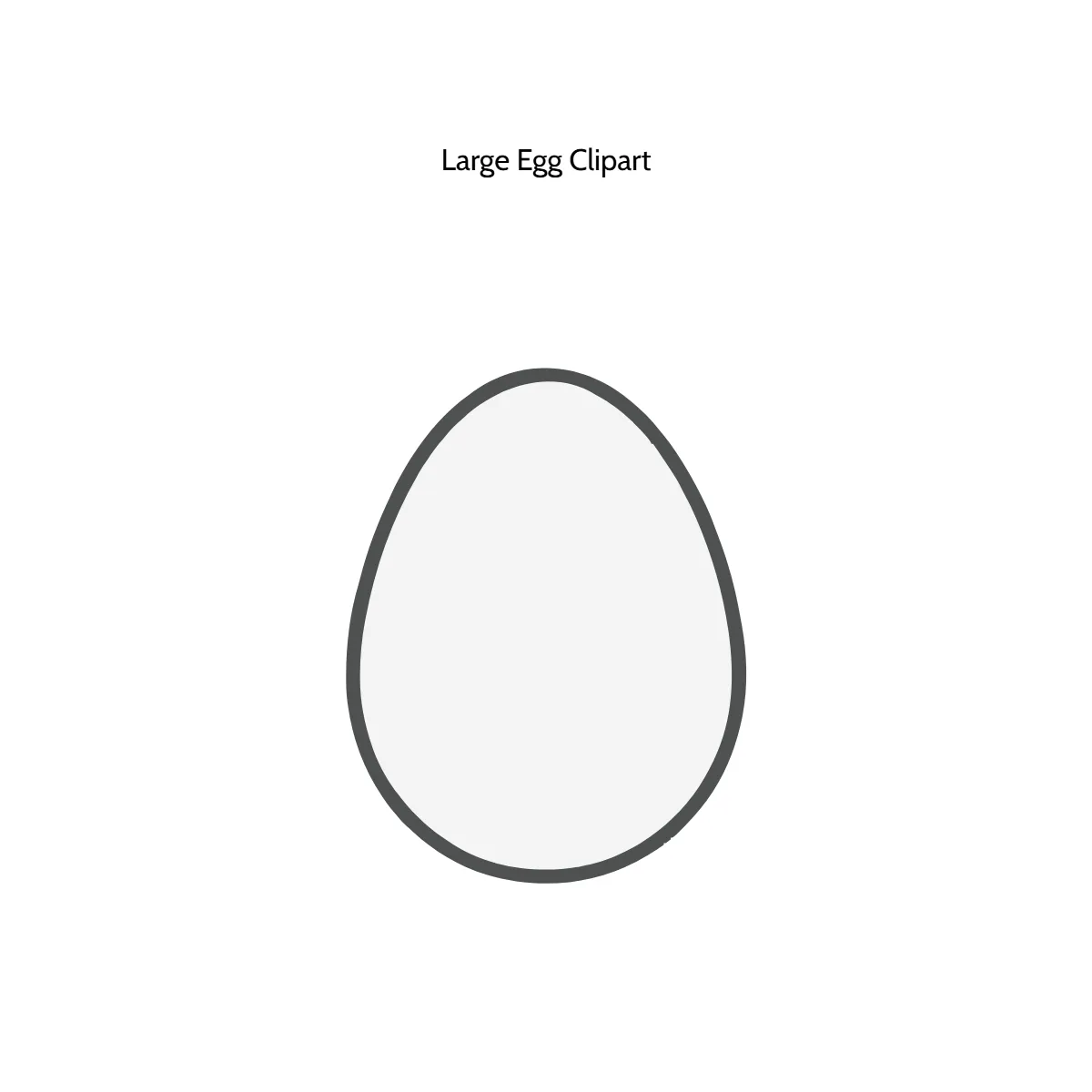 Free Large Egg Clipart Template to Edit Online