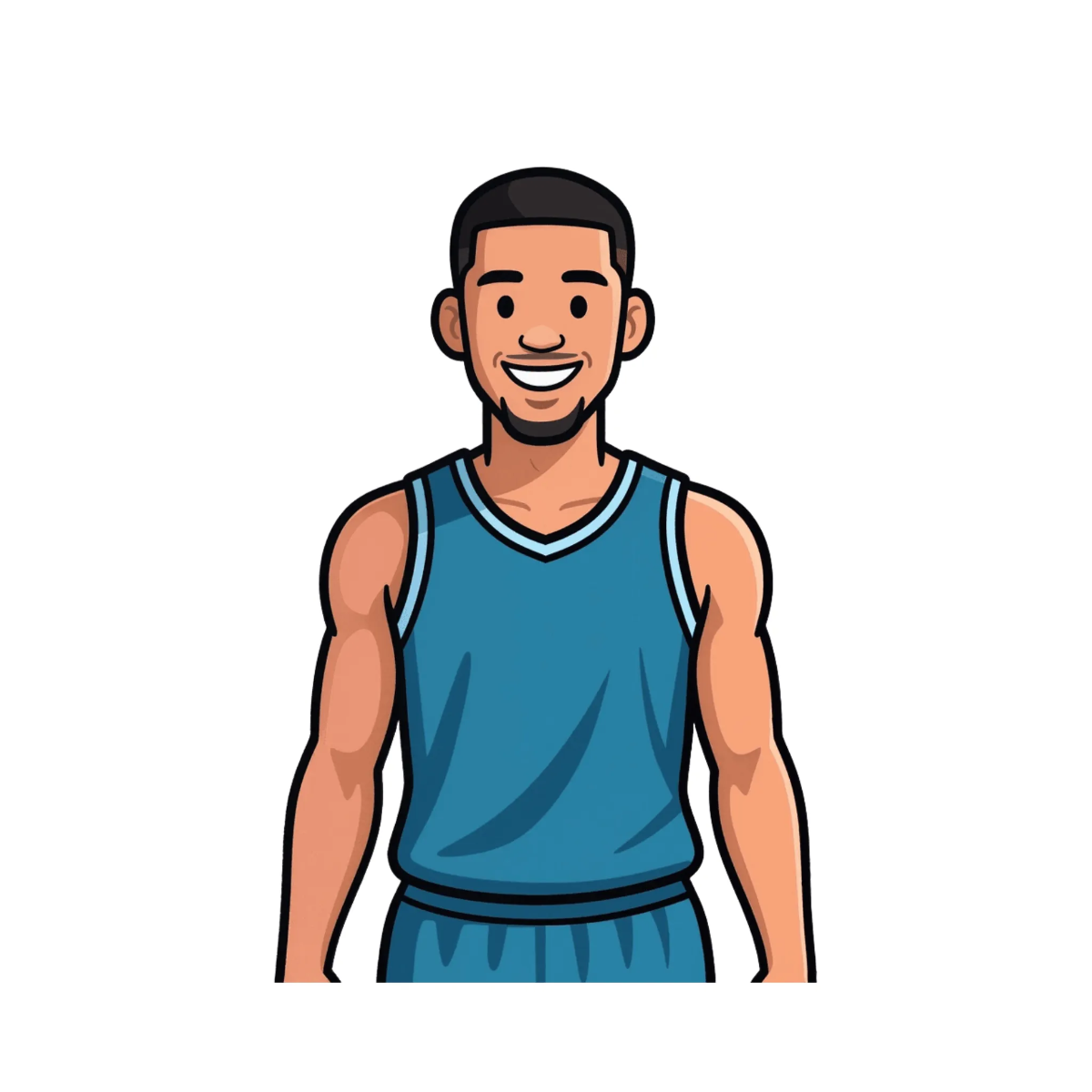 Free Basketball Player Avatar to Edit Online