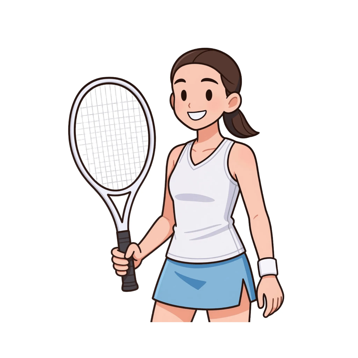 Free Tennis Player Avatar to Edit Online