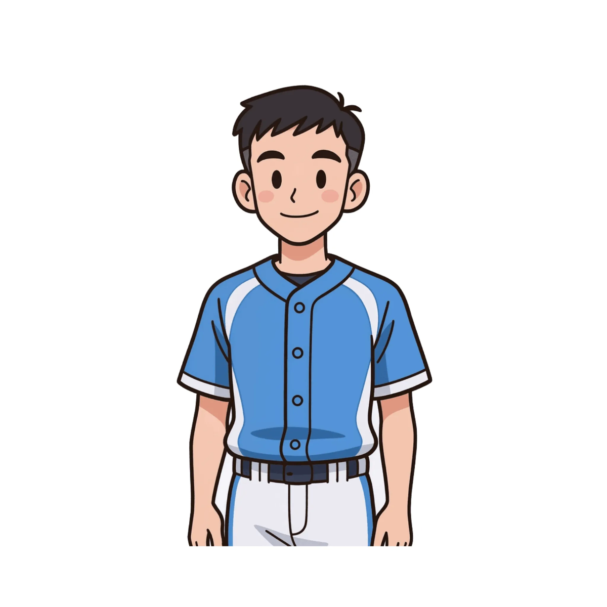 Free Baseball Player Avatar to Edit Online