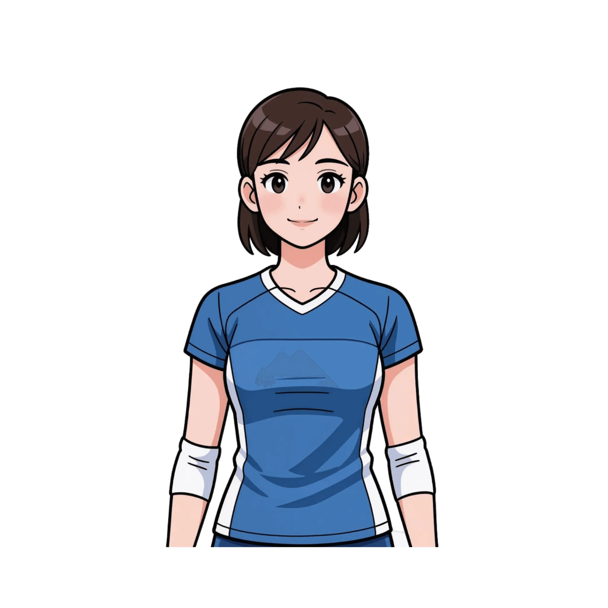 Free Volleyball Player Avatar to Edit Online