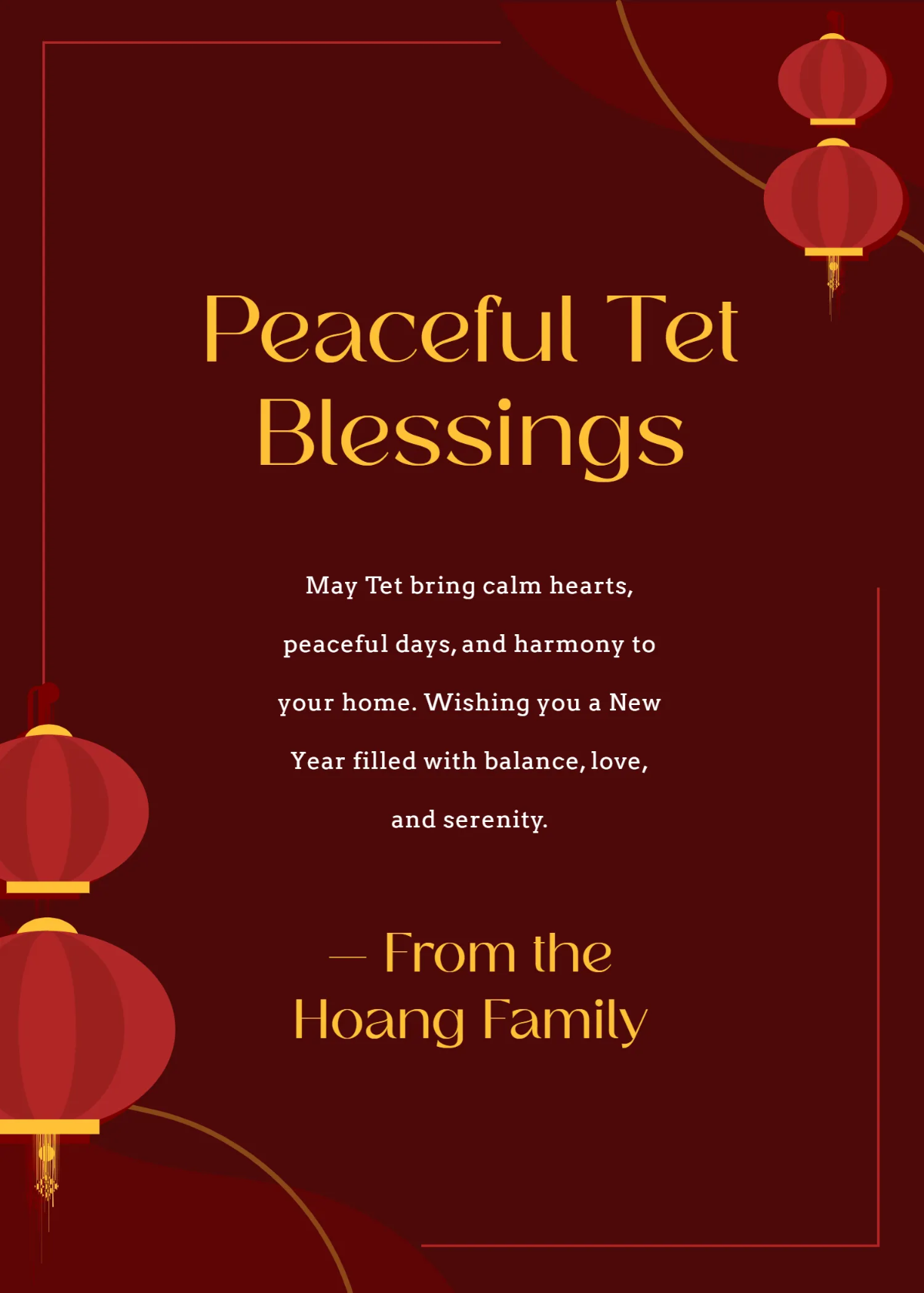 Free Tet Peace Wishes Template to Edit Online Free Tet Peace Wishes Template to Edit Online