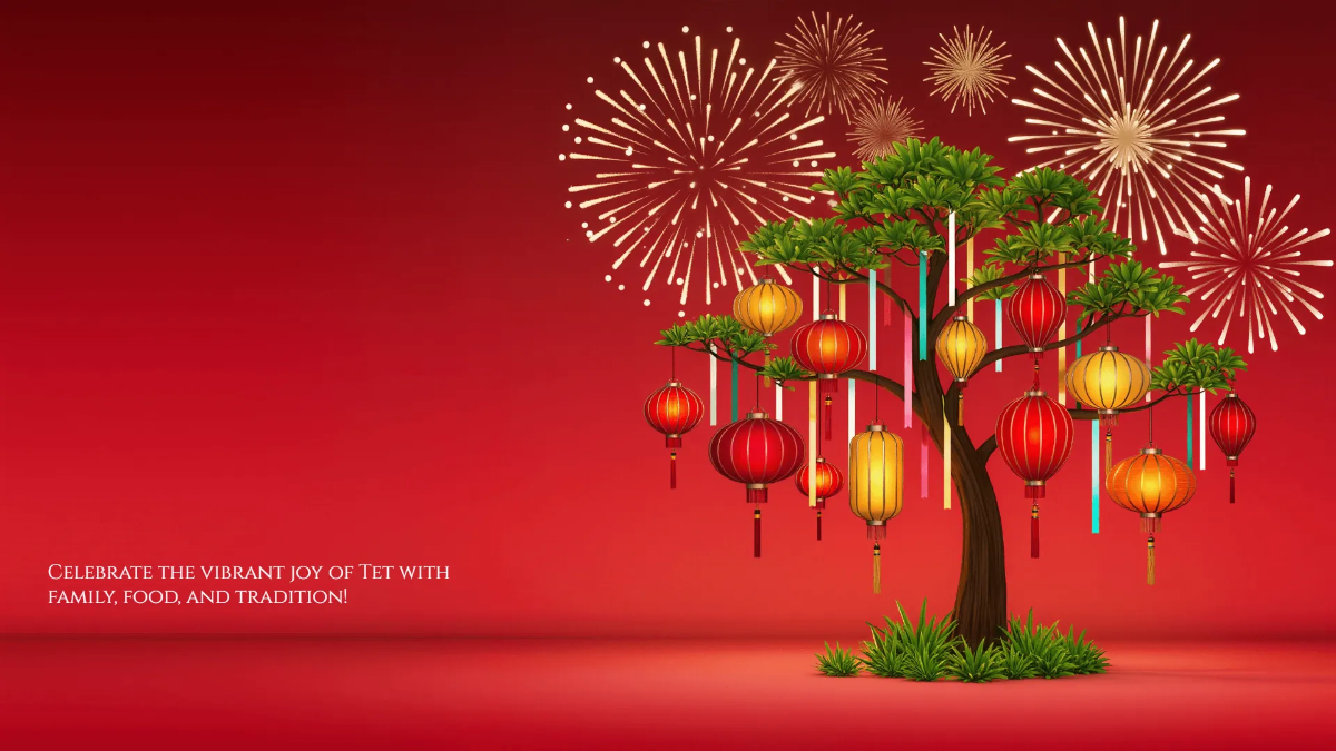 Free Simple Tet Background Template to Edit Online