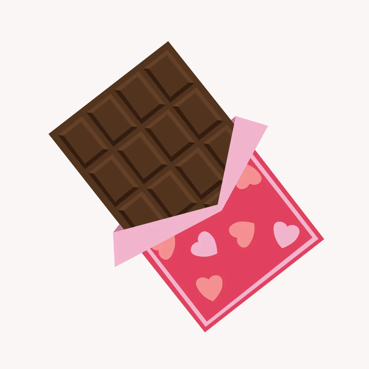 Free Chocolate Bar Valentines Day Clip Art Templates to Edit Online
