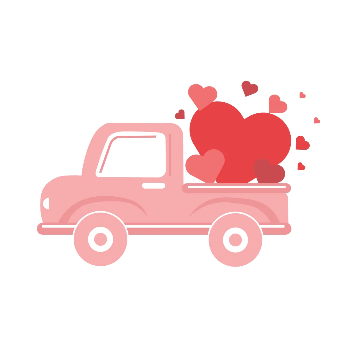 Free Valentines Day Pink Truck Clip Arts Template to Edit Online Free Valentines Day Pink Truck Clip Arts Template to Edit Online