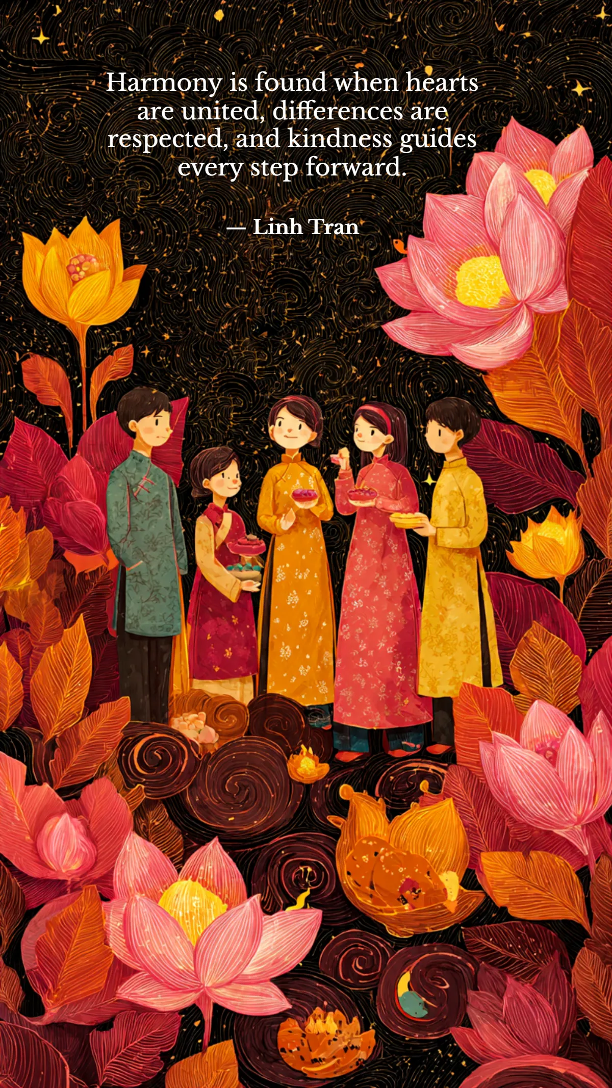 Free Tet Harmony Quote Template to Edit Online