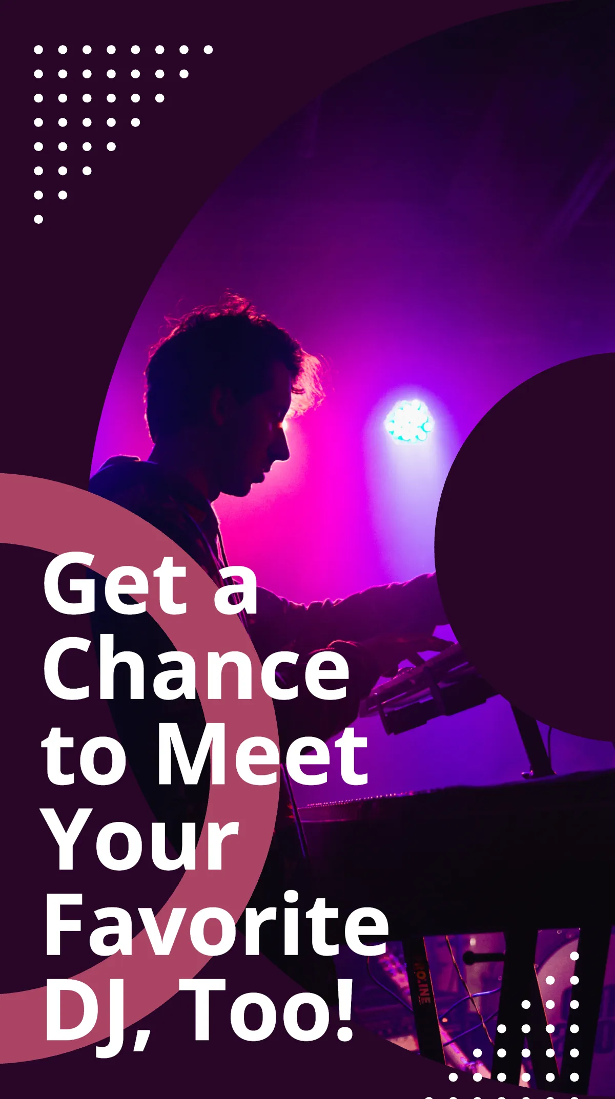 Free DJ Party Instagram Story Template to Edit Online