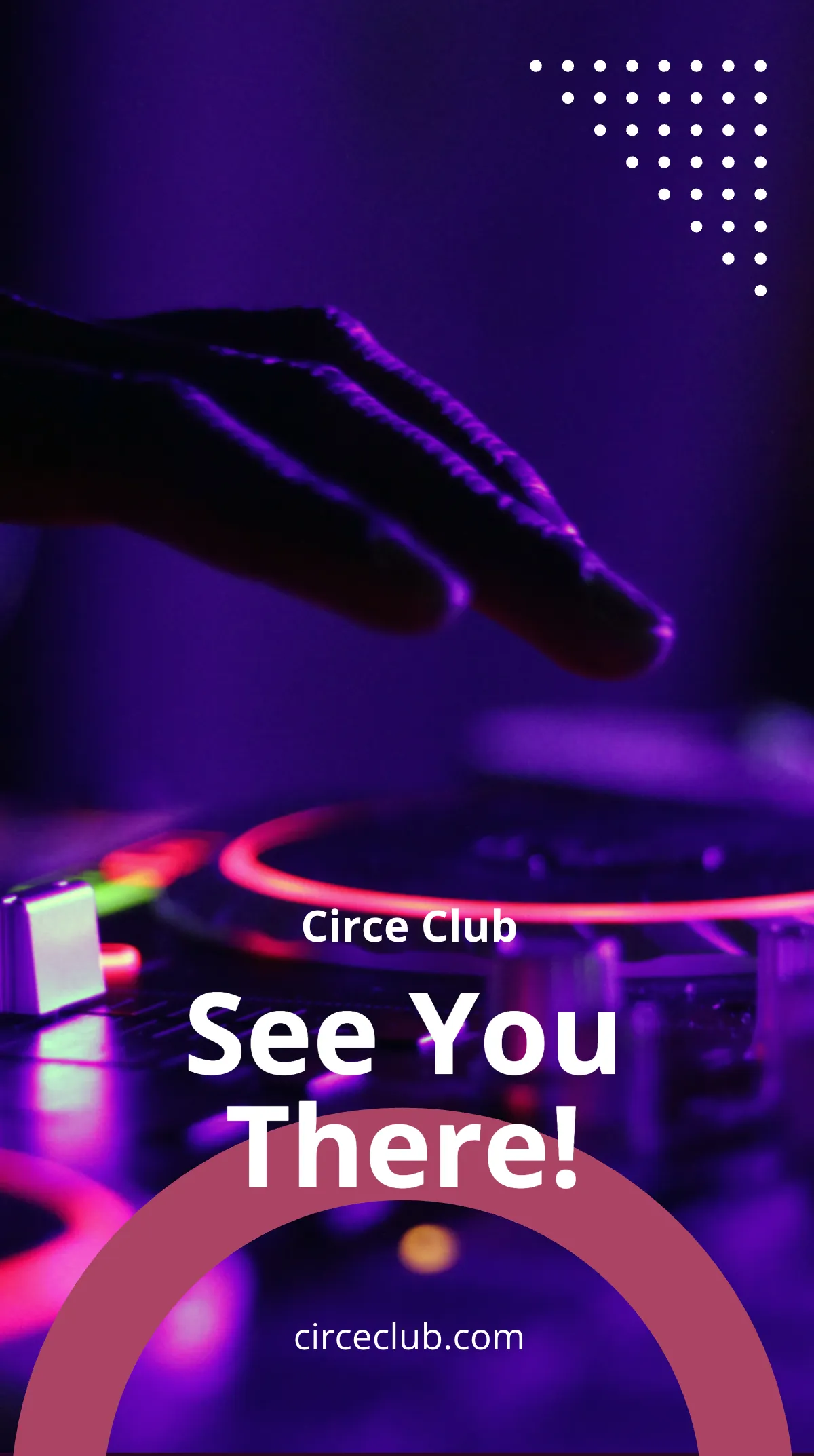 Free DJ Party Instagram Story Template to Edit Online