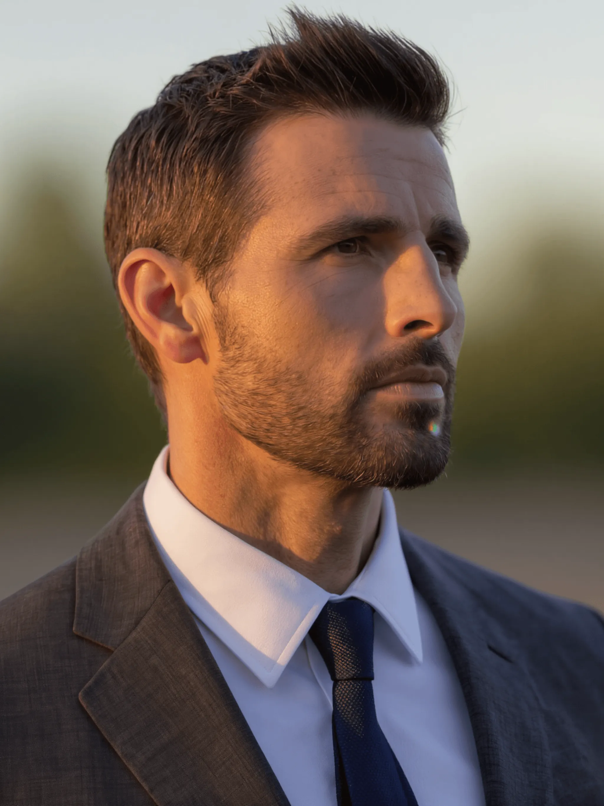 Free Business Executive Portrait Template to Edit Online