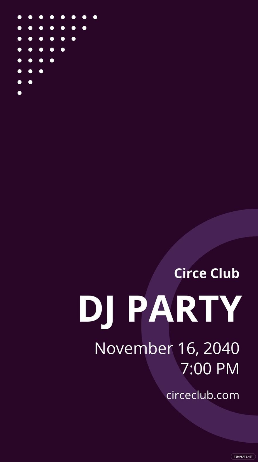 Free DJ Party Snapchat Geofilter Template