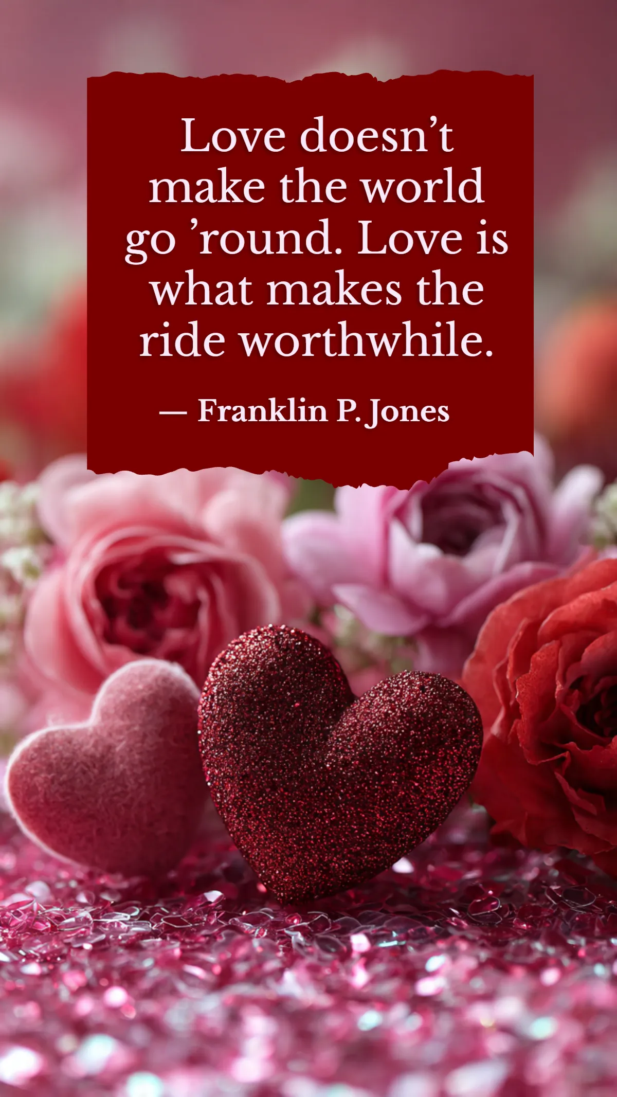 Free Beautiful Valentines Day Quote Template to Edit Online