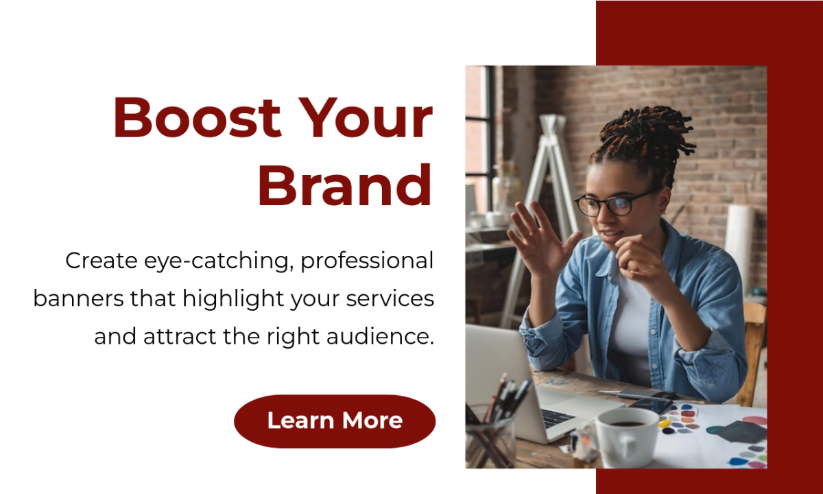 Free Content Marketer Fiverr Banner Template to Edit Online