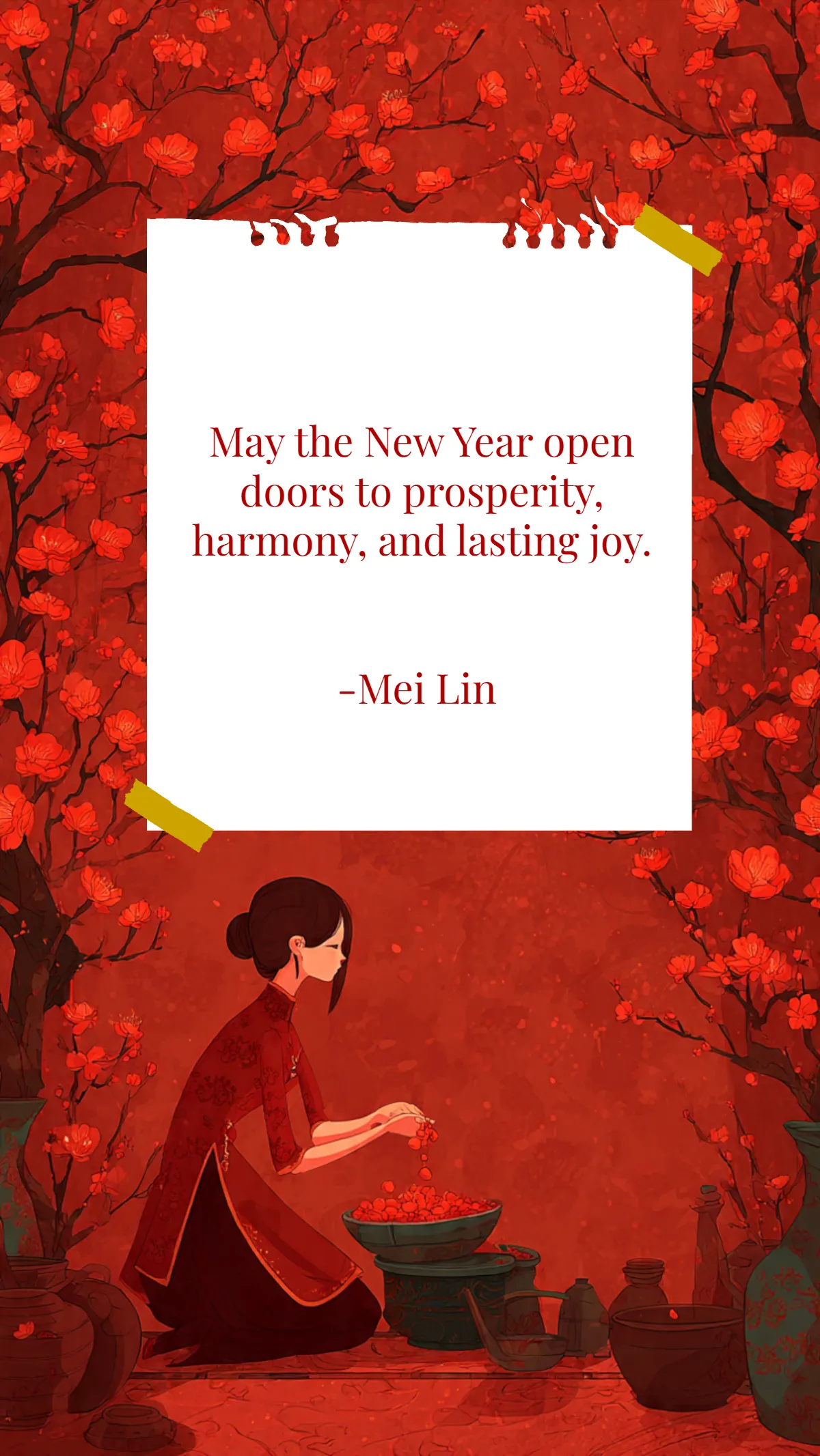 Free Aesthetic Chinese New Year Quote Template to Edit Online Free Aesthetic Chinese New Year Quote Template to Edit Online