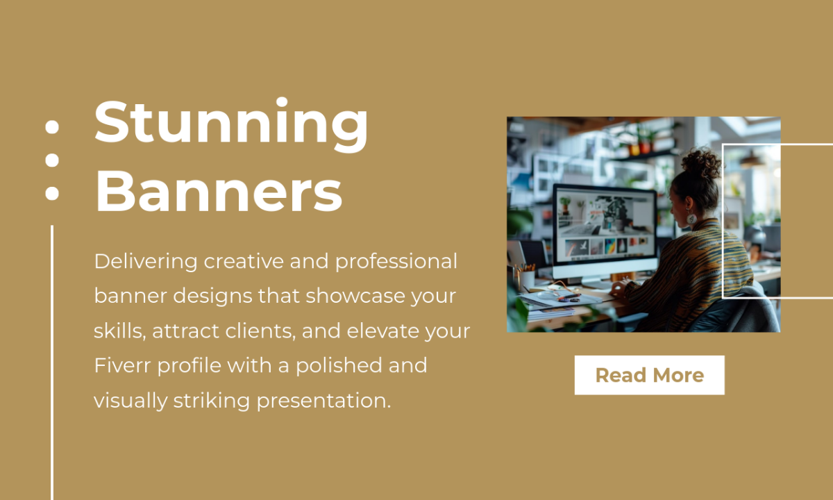 Free Graphic Designer Fiverr Banner Template to Edit Online
