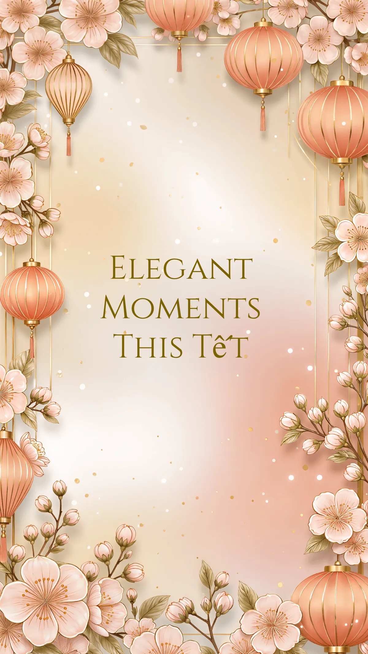 Free Elegant Tet Wallpaper Template to Edit Online