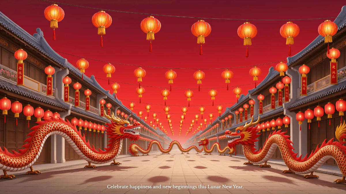 Free Happy Tet Background Template to Edit Online