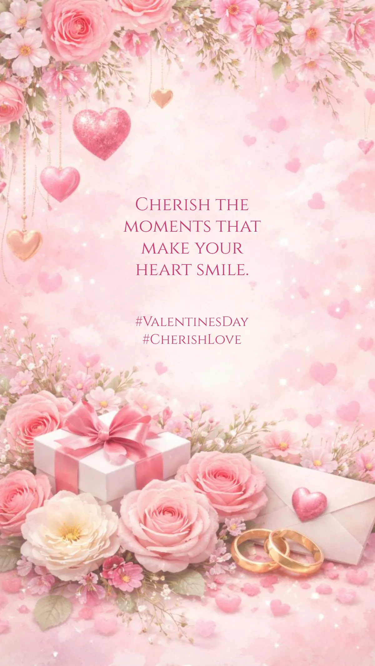 Valentines Day Cherish Quote Template Valentines Day Cherish Quote Template
