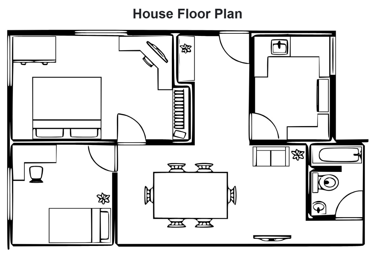 Free House Floor Plan Template to Edit Online Free House Floor Plan Template to Edit Online