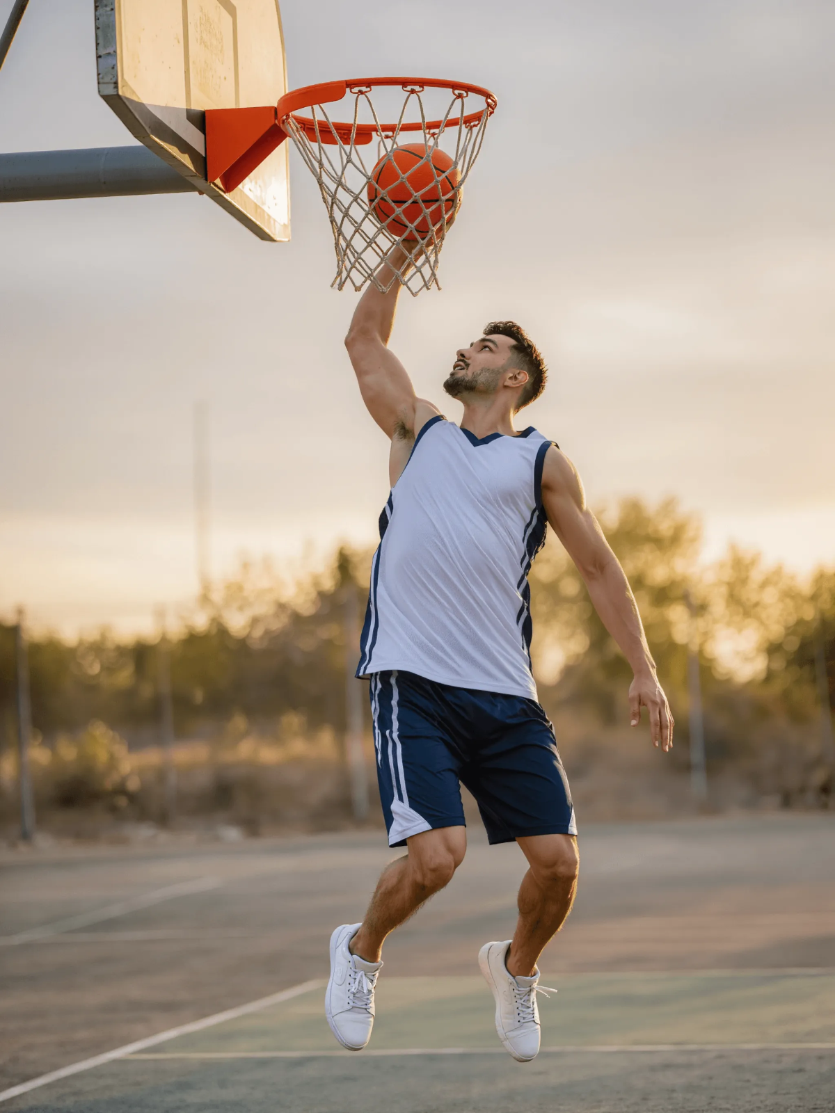 Free Basketball Player Portrait Template to Edit Online