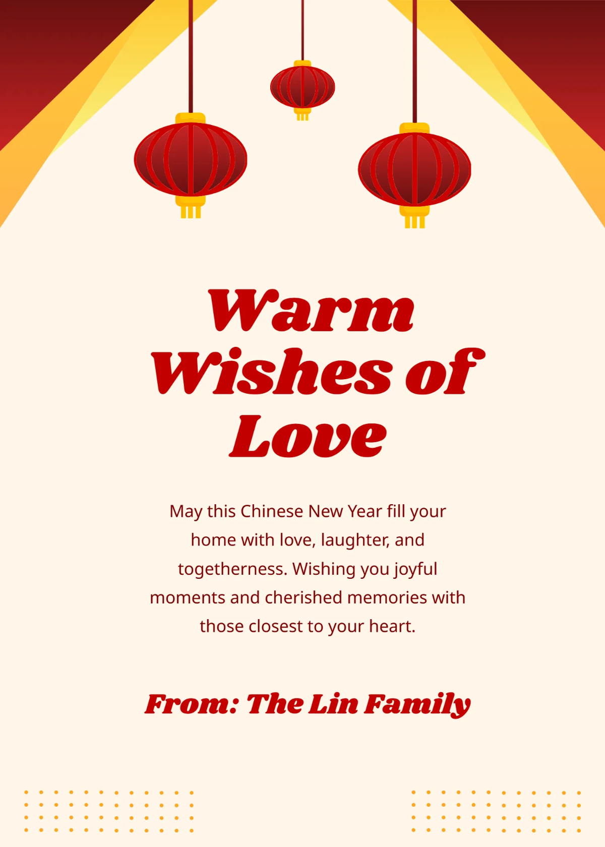 Free Chinese New Year Loving Wishes Template to Edit Online Free Chinese New Year Loving Wishes Template to Edit Online