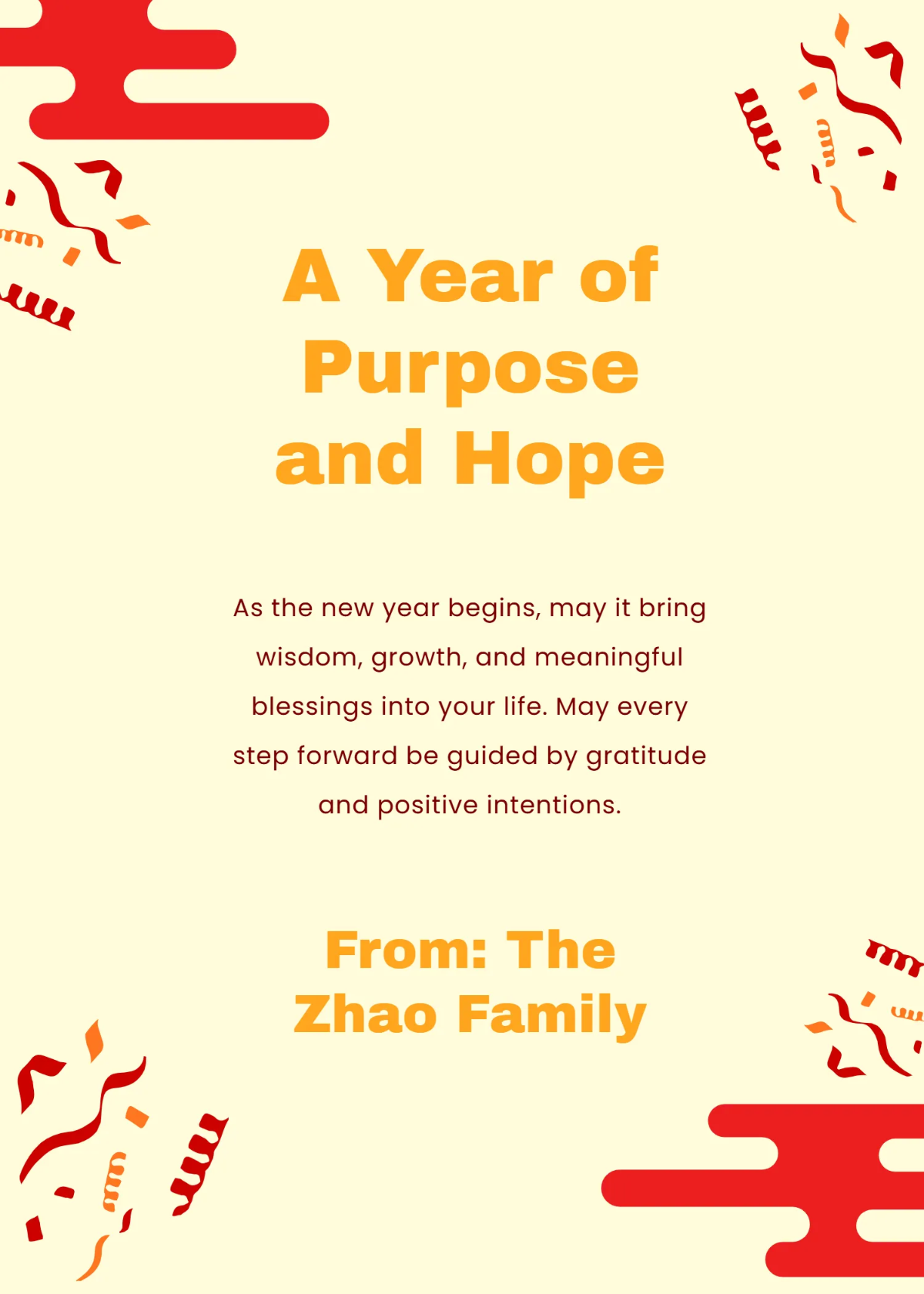 Free Meaningful Chinese New Year Wishes Template to Edit Online Free Meaningful Chinese New Year Wishes Template to Edit Online