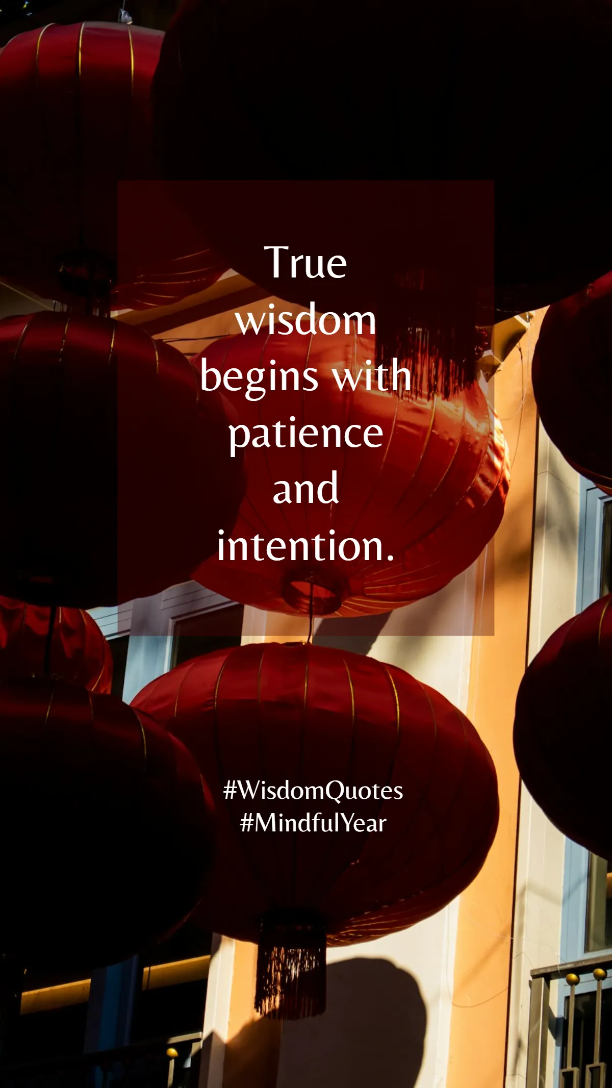 Chinese New Year Wisdom Quote Template