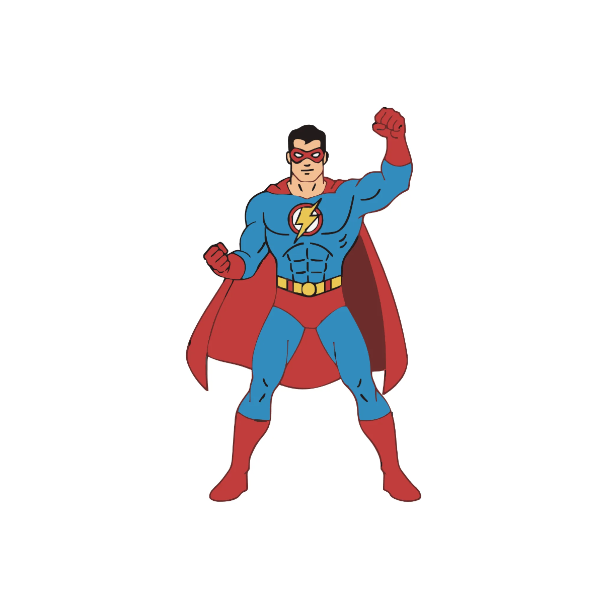 Free Superhero Vector Template to Edit Online