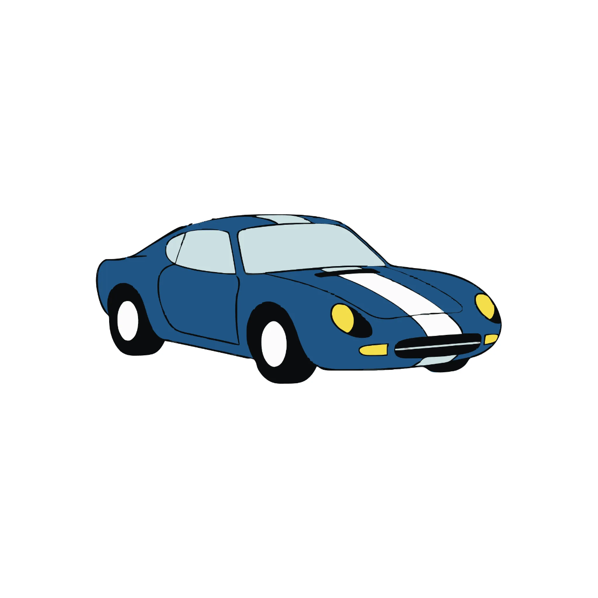 Free Sports Car Vector Template to Edit Online