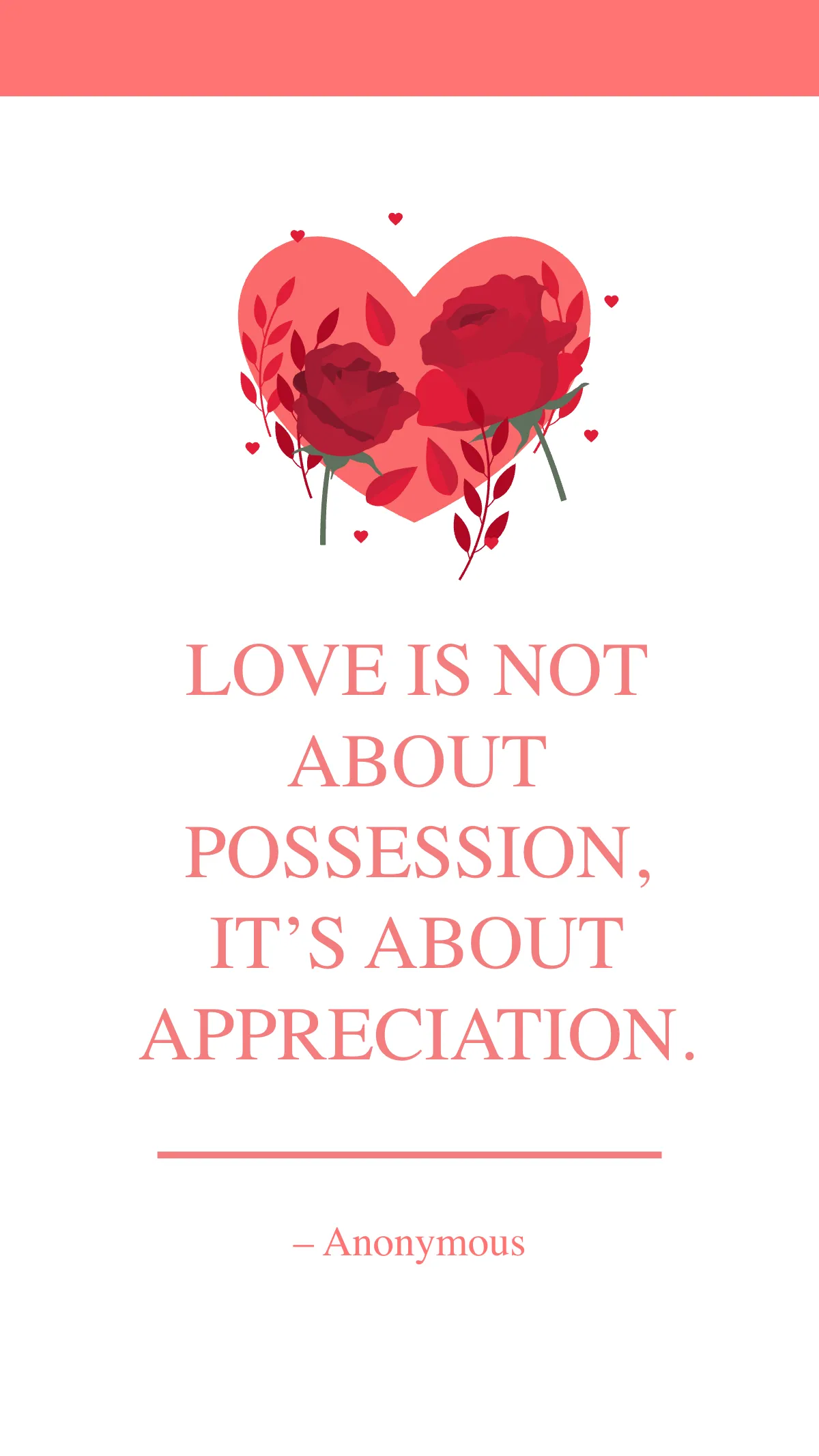 Illustrative Valentines Day Quote Template Illustrative Valentines Day Quote Template