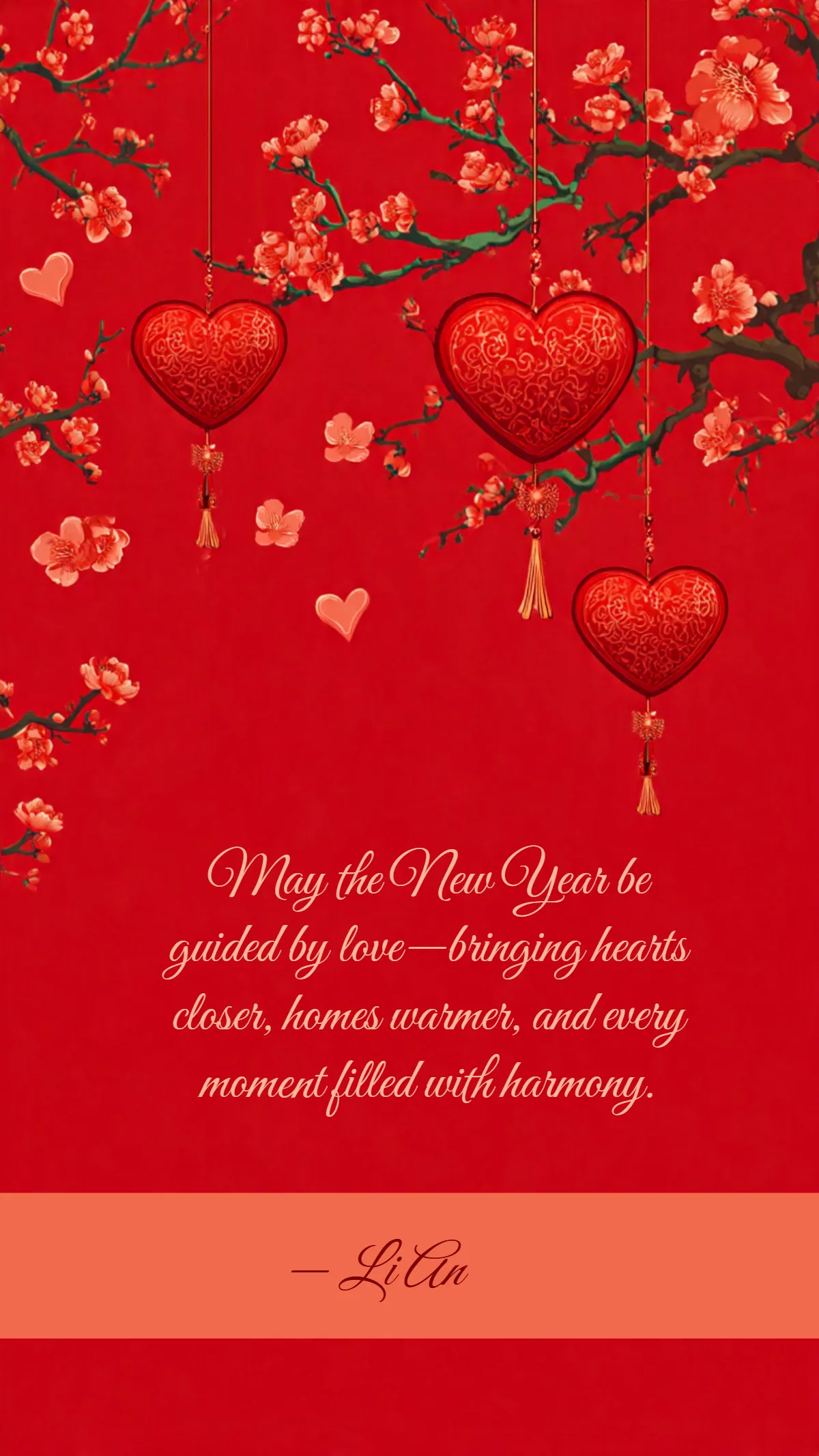 Chinese New Year Love Quote Template