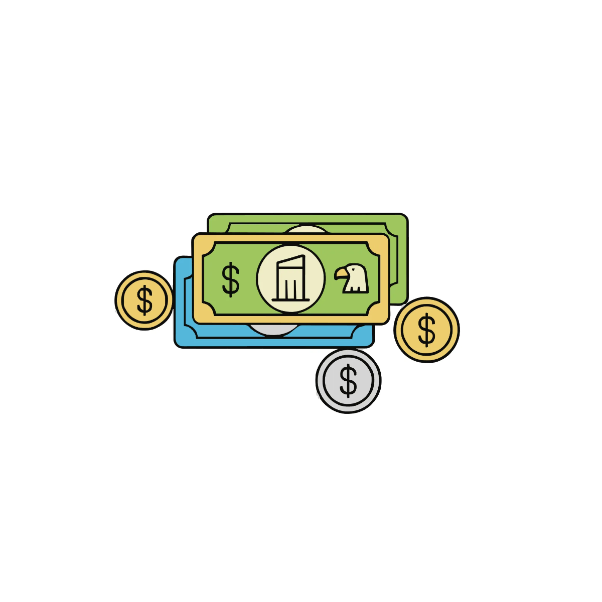 Free Money Vector Template to Edit Online