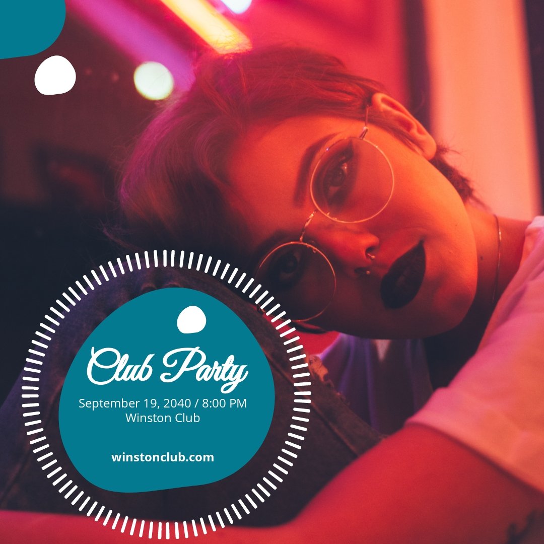 Club Party Instagram Post Template.jpe