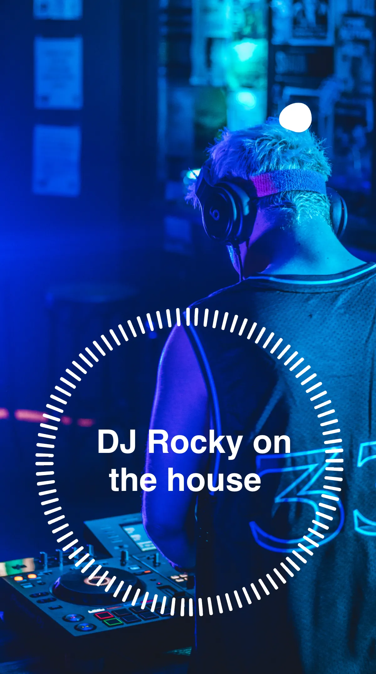 Free Club Party Instagram Story Template to Edit Online