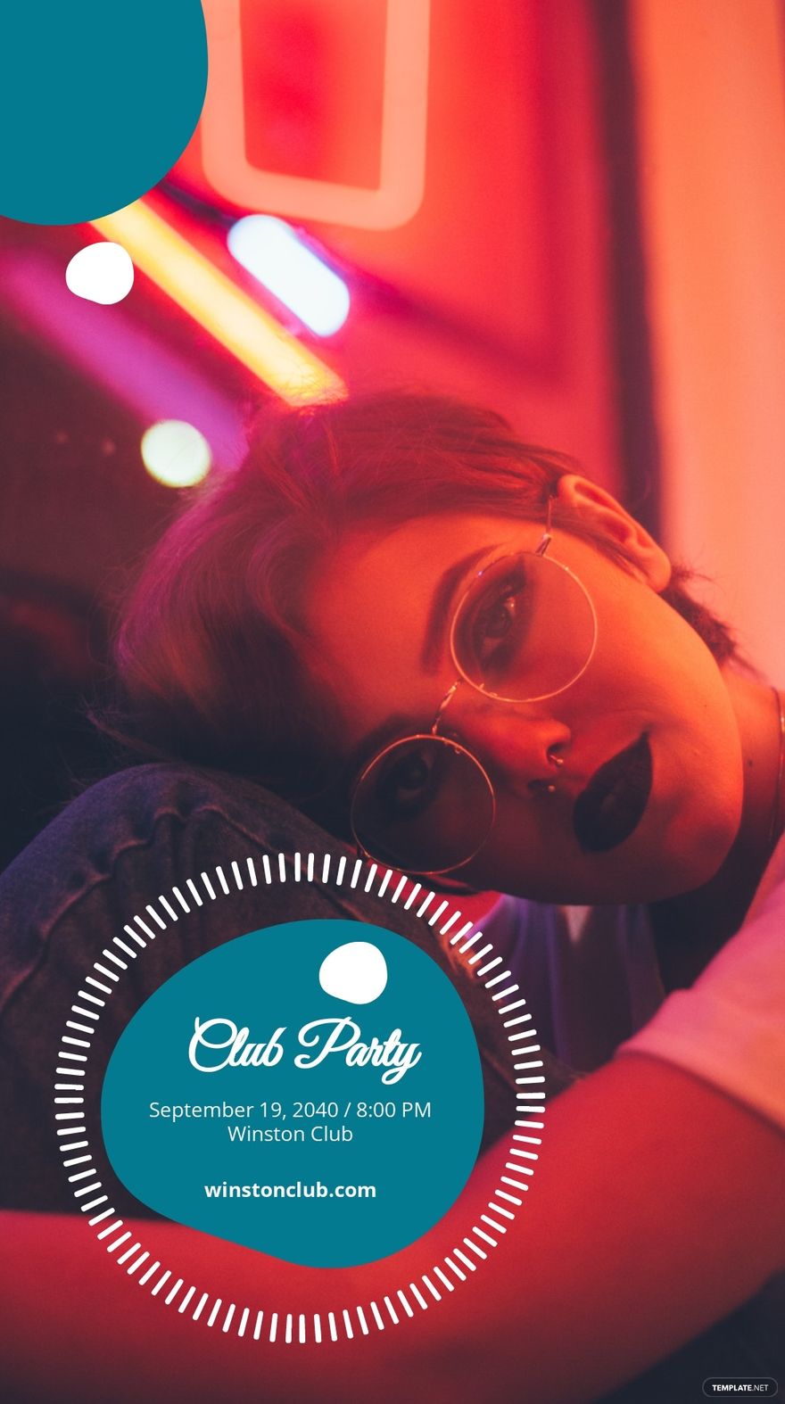 Free Club Party Instagram Story Template