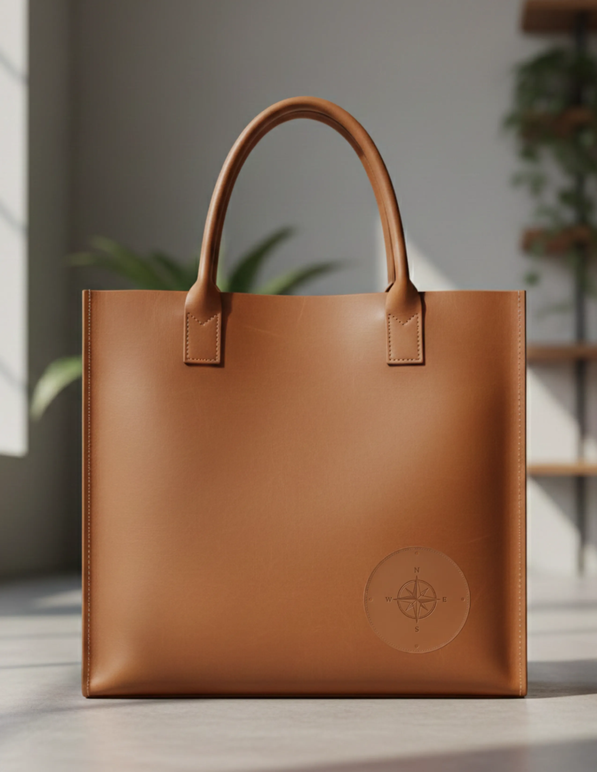 Free Minimalist Leather Bag Mockup Template to Edit Online