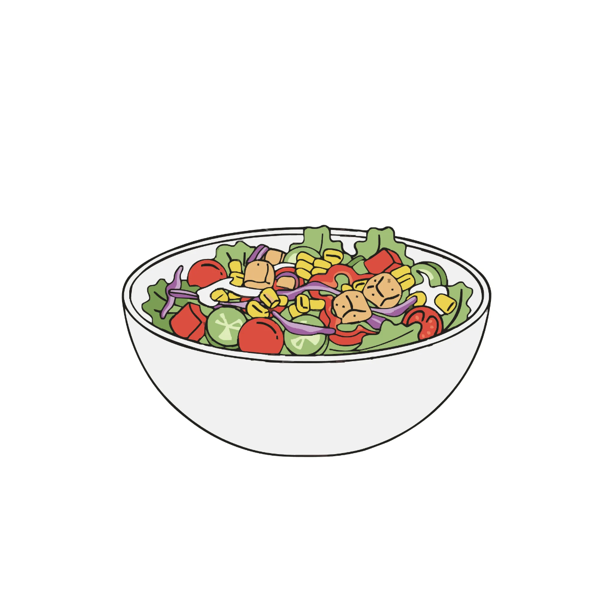 Vegetable Salad Vector to Download Vegetable Salad Vector to Download