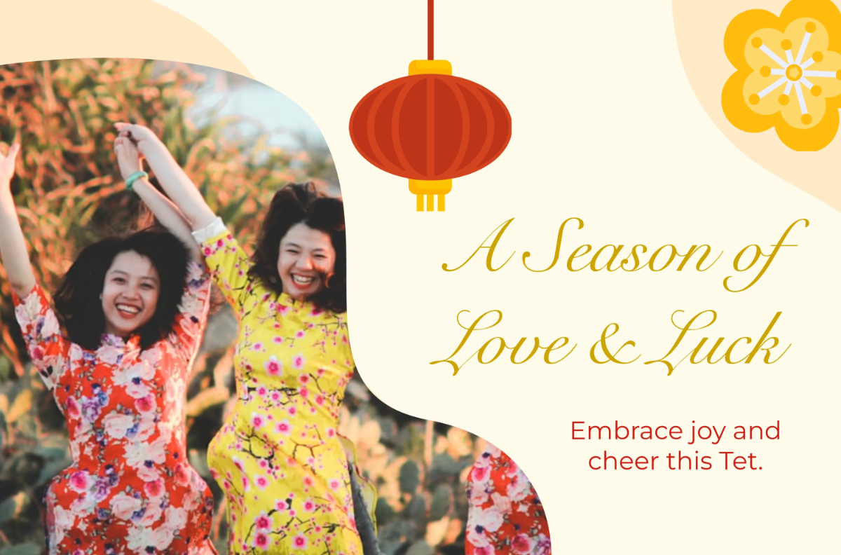 Free Tet Party Banner Template to Edit Online