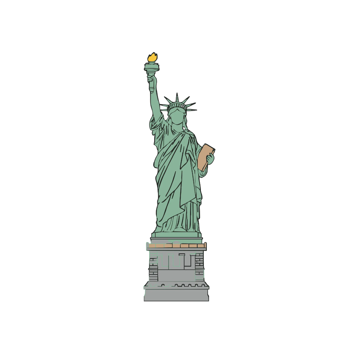 Liberty Statue Vector
